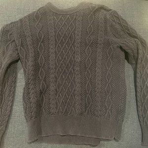 J. Crew Mercantile sweater - cable knit - medium - navy blue